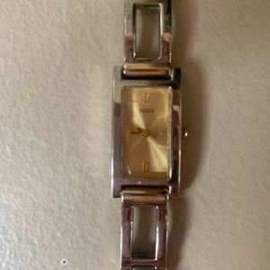 Vintage Guess Gold and Silver Watch